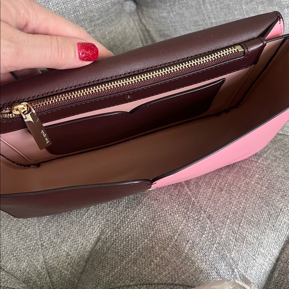 Kate Spade Pink and Brown Women's Bag NWOT - Picture 8 of 12